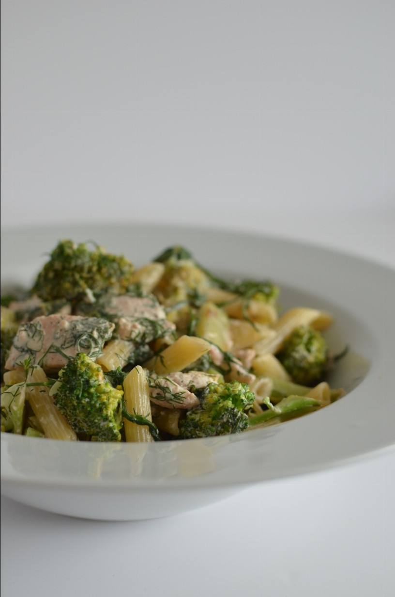 Salmon and Broccoli Pasta (BC) The Windmill Bakery