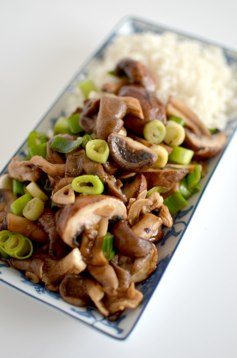 Stirfried Garlic Mushrooms (BC) The Windmill Bakery